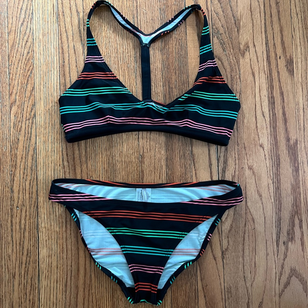 Patagonia Striped Multicolor Bikini Set